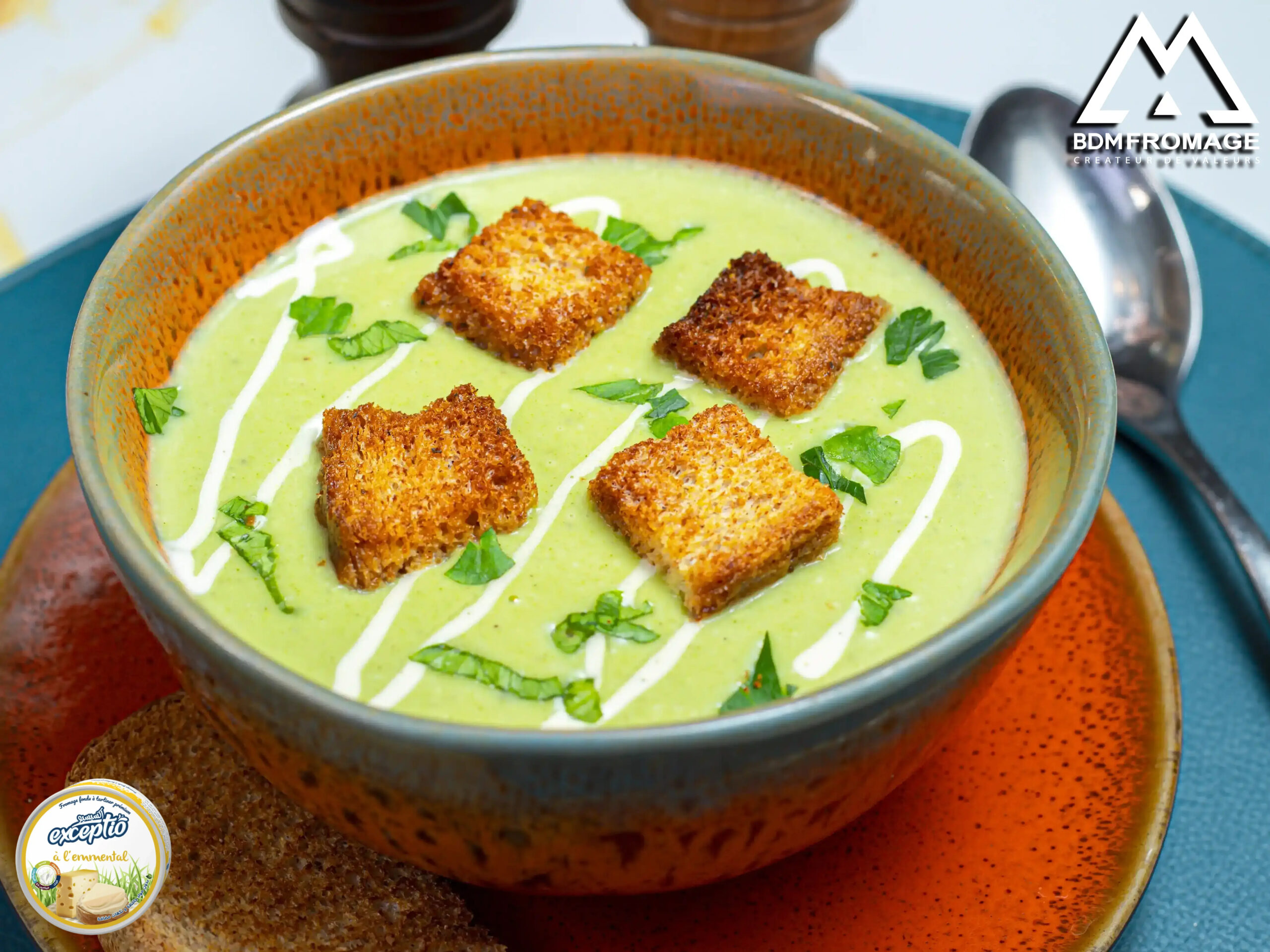 Soupe légumes au fromage