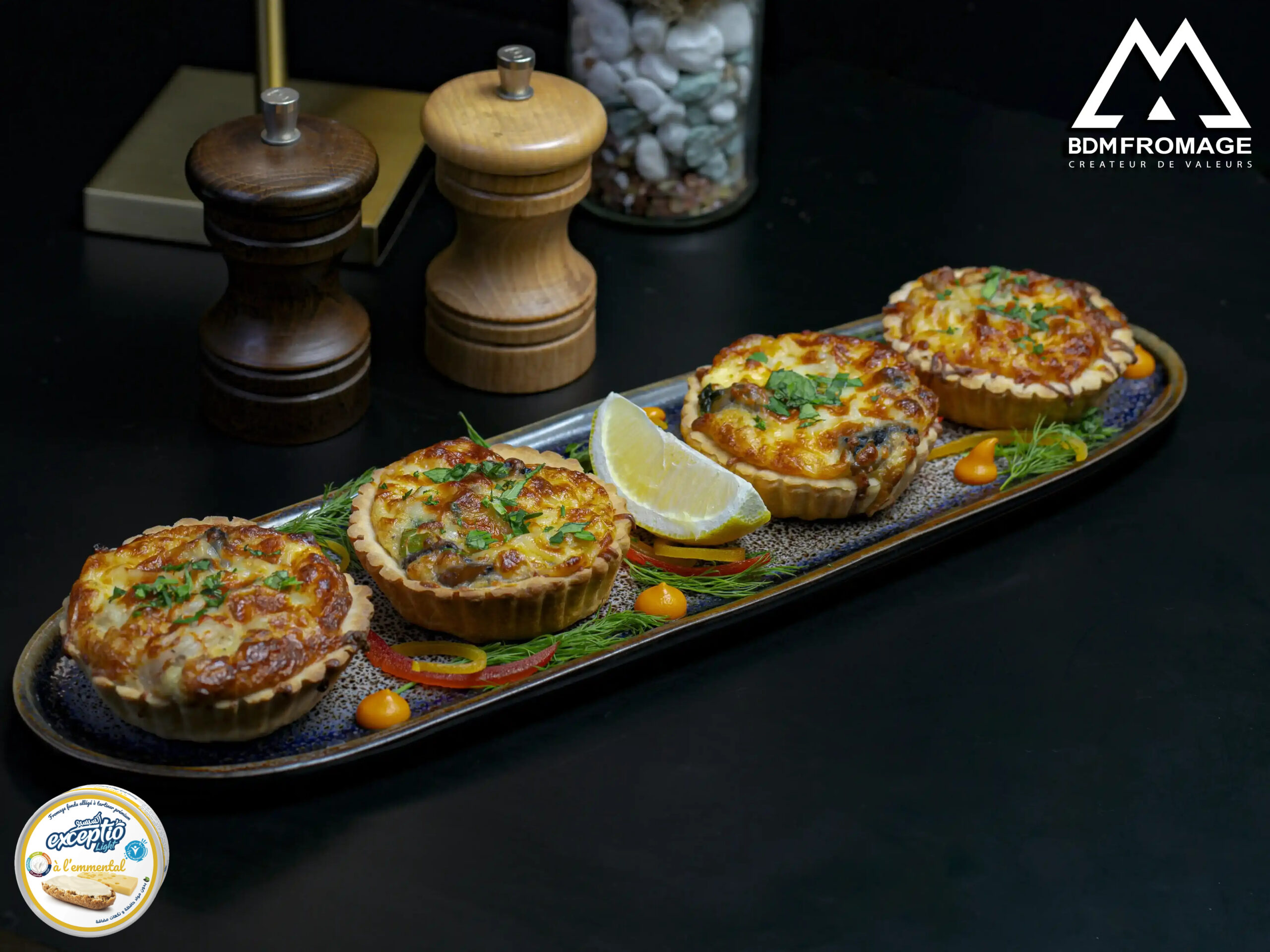 Quiches aux crevettes