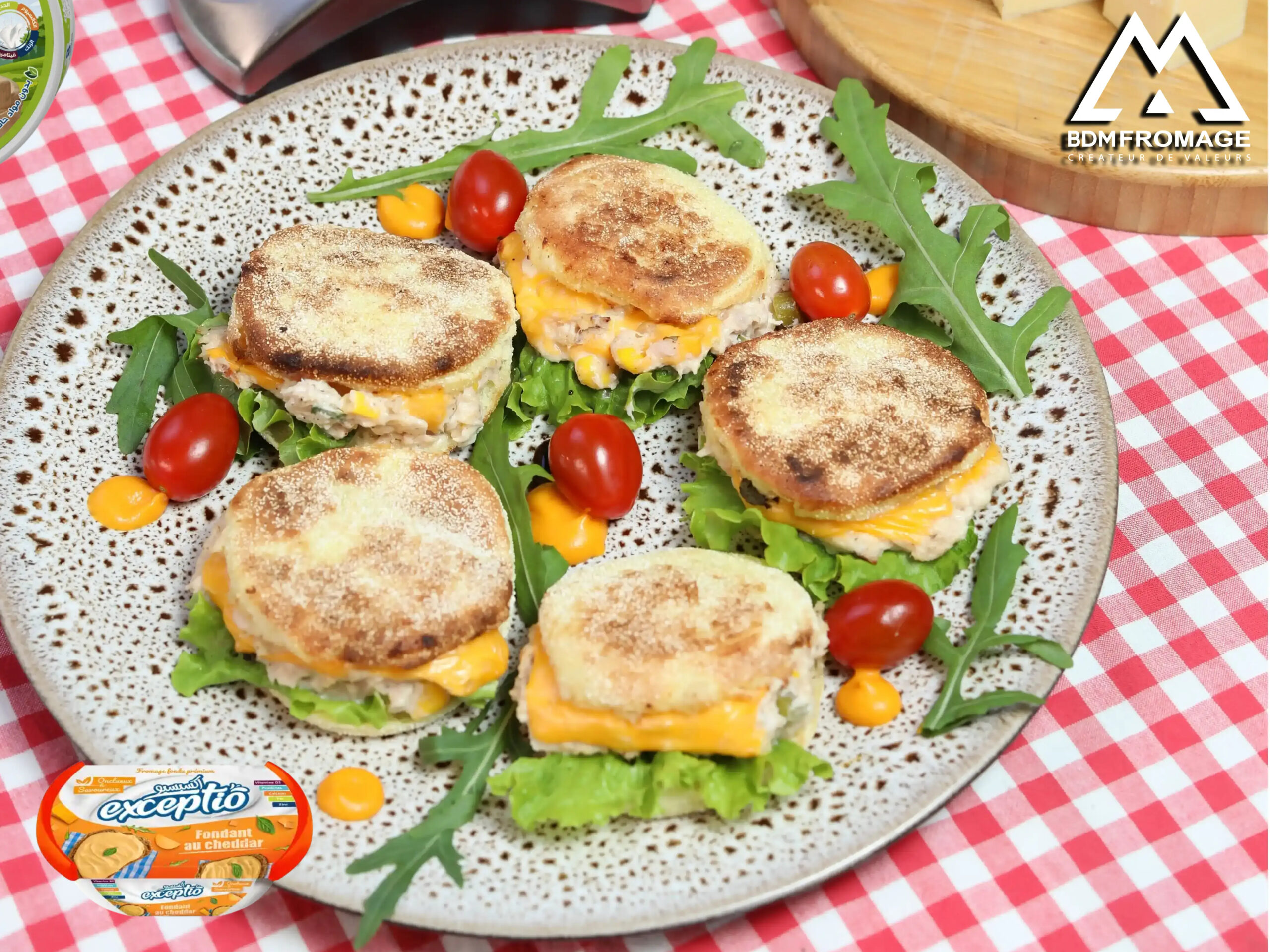 Batbout au thon grillé